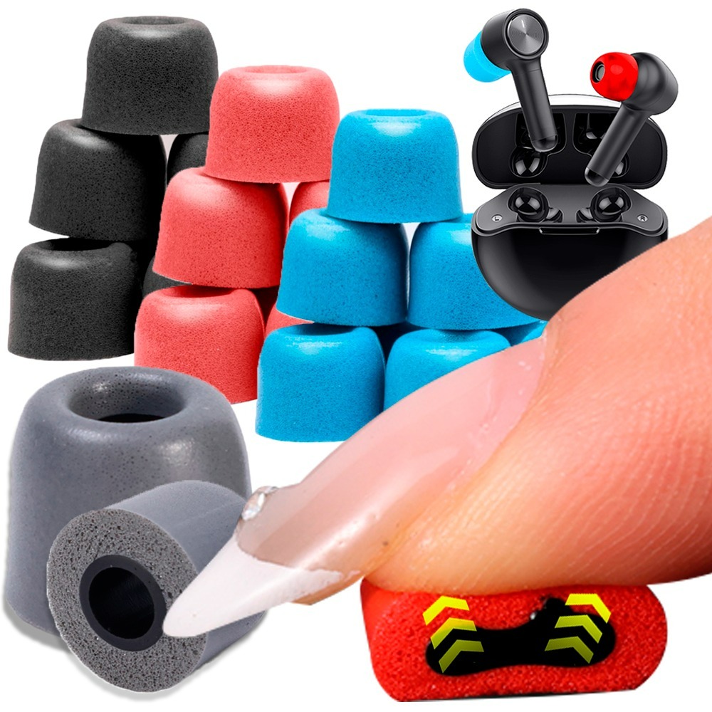 Earphone Foam Tip - 6-1 Par de Pontas de Ouvido