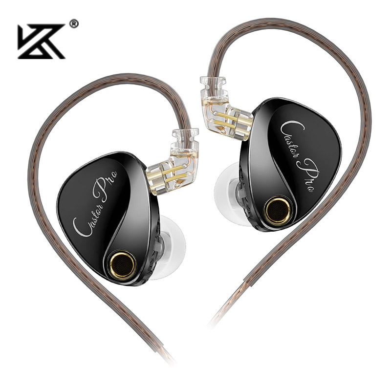 Audiophile Headphone Wired - Fones de Ouvido Intra-auriculares KZ Castor
