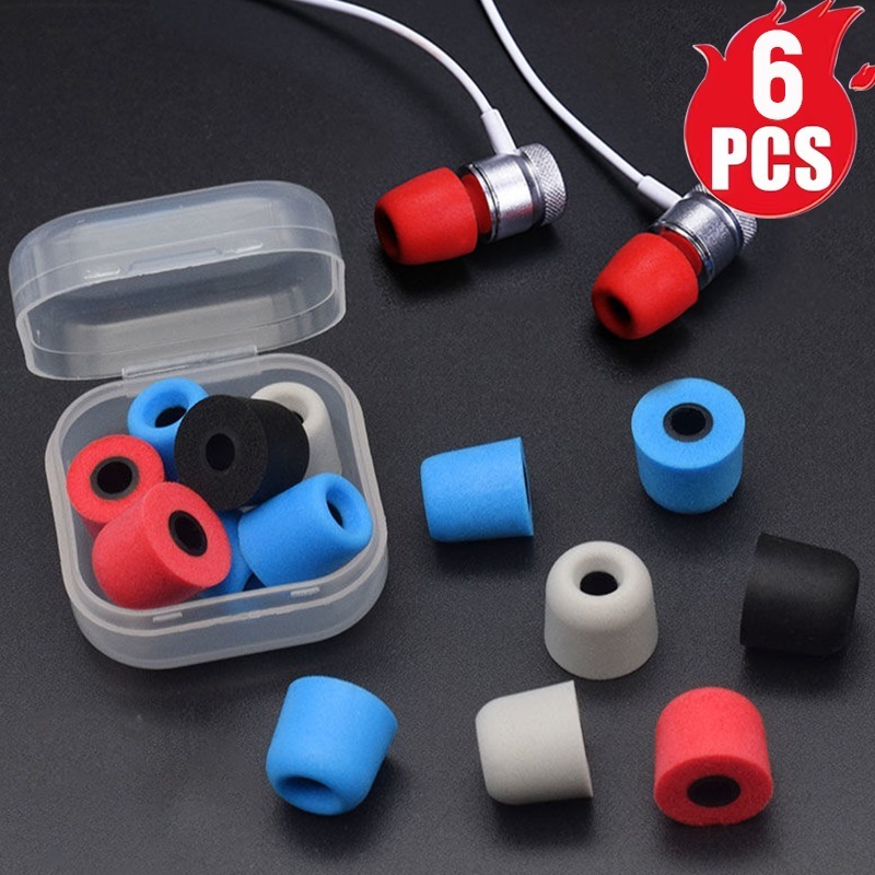 1-6 pares de fones de ouvido d - Earphone Foam Tip avaliação e preço