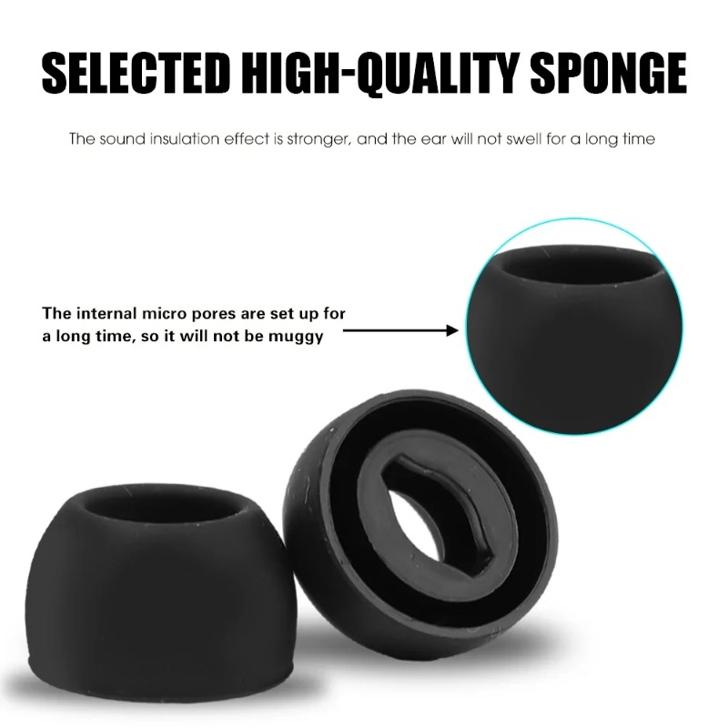 Pontas de ouvido de silicone p - Earphone Foam Tip avaliação e preço
