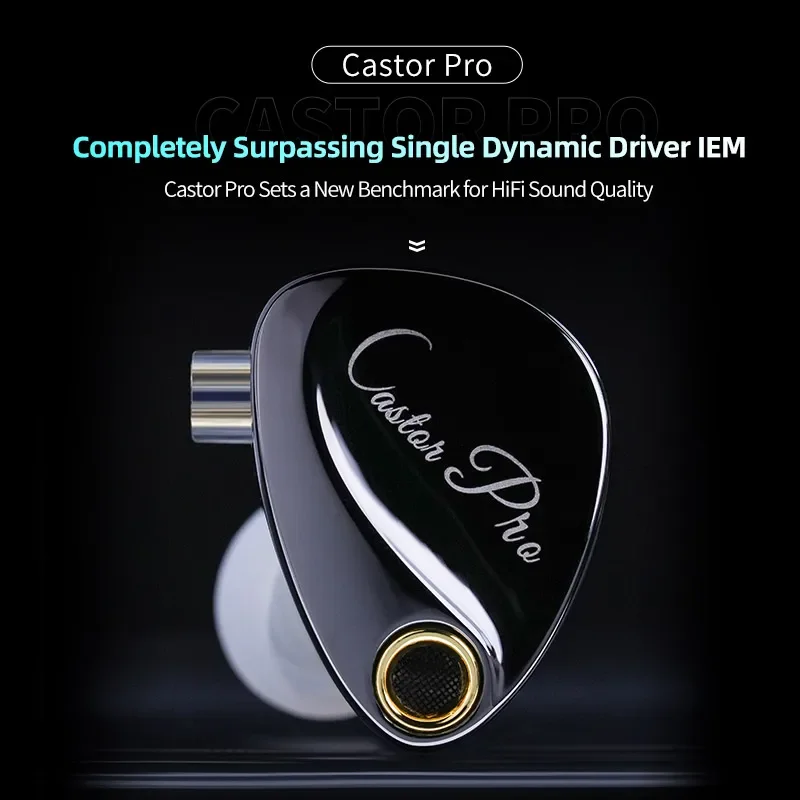 Kz castor pro em fones de ouvi - Audiophile Headphone Wired avaliação e preço