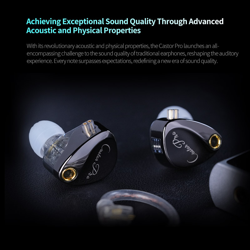 Kz castor pro em fones de ouvi - Audiophile Headphone Wired avaliação e preço